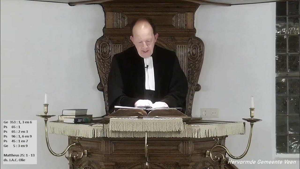 Live stream HGV - Avonddienst 20 november 2022 - ds. ds. J. A. C. Olie - Ds Olie Delft Leeftijd