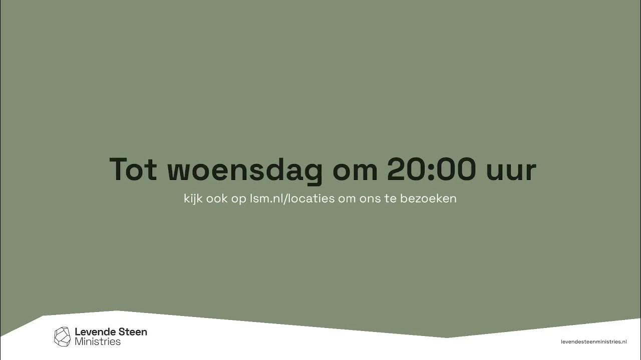 LiveStream 1e Kerstdag 2023 - YouTube - 1e En 2e Kerstdag 2023