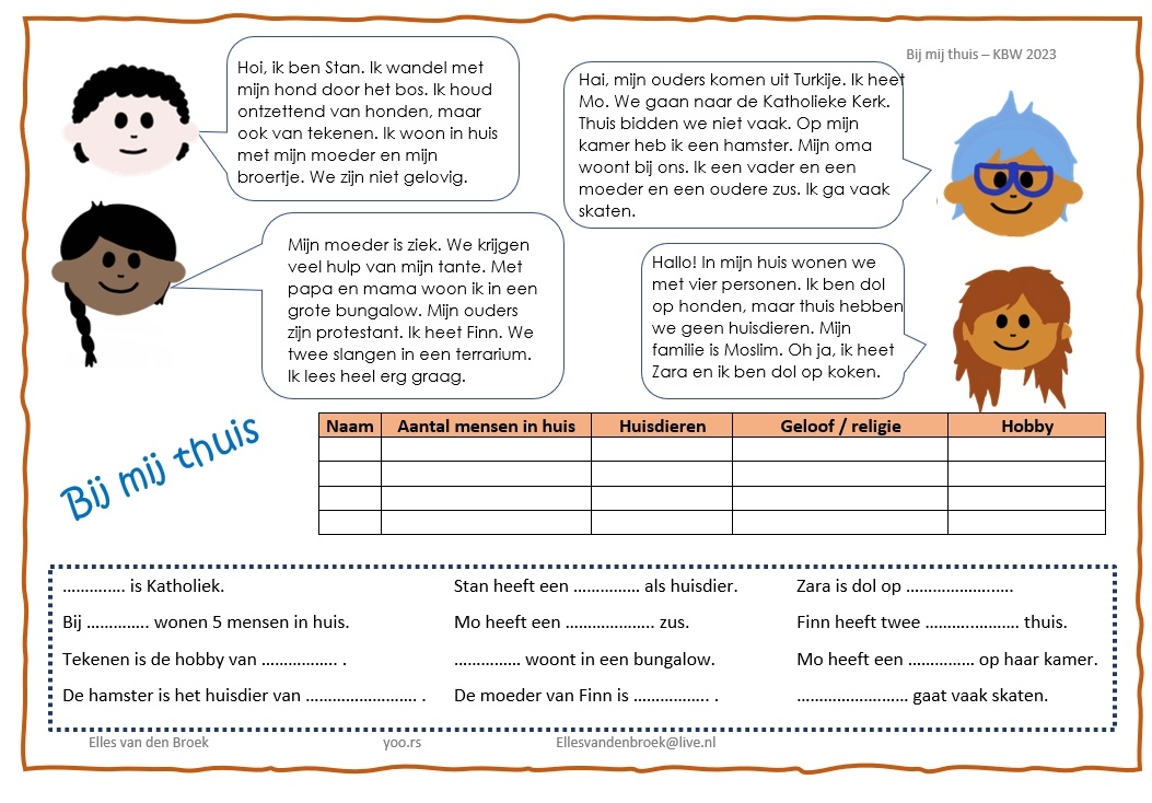 Logische puzzel - begrijpend lezen middenbouw / bovenbouw - bij mij - Bijles Begrijpend Lezen Groep 7