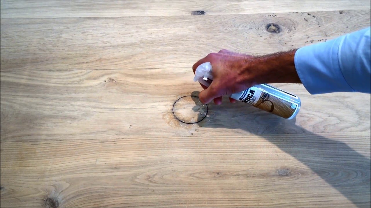 Looizuurvlekken verwijderen met WOCA Easy Neutralizer - YouTube - Het Weer In Stof Verwijderen
