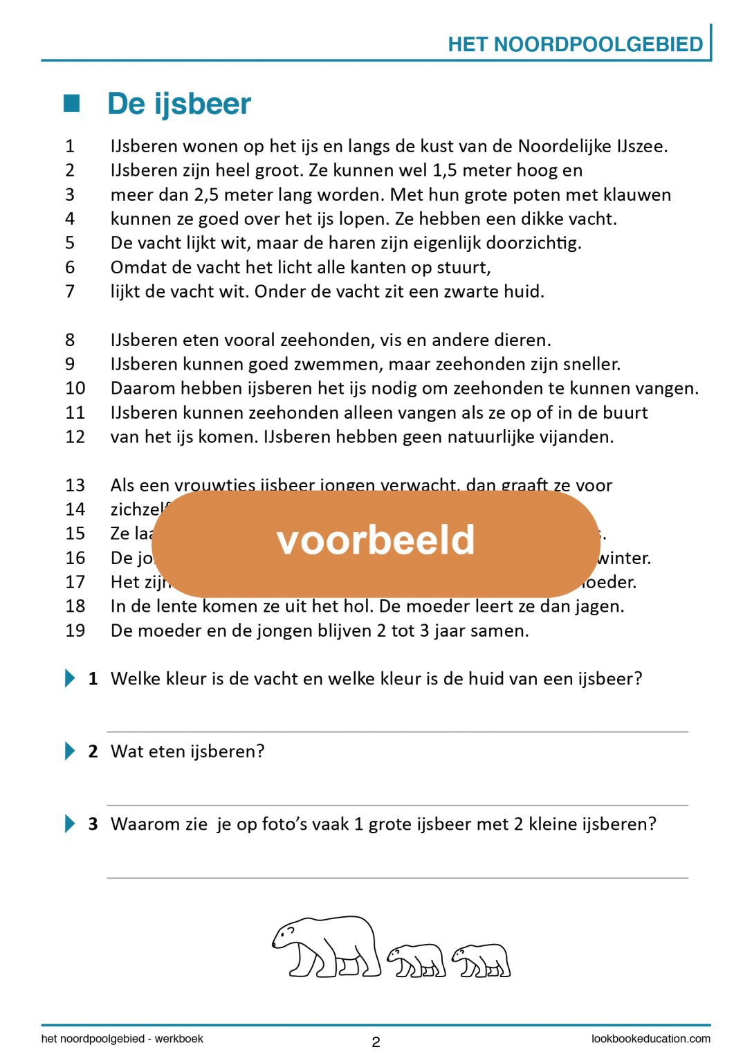 LookbookEducation.com/nl - Werkbladen voor Groep 1 t/m 4. - Cito Groep 6 Begrijpend Lezen