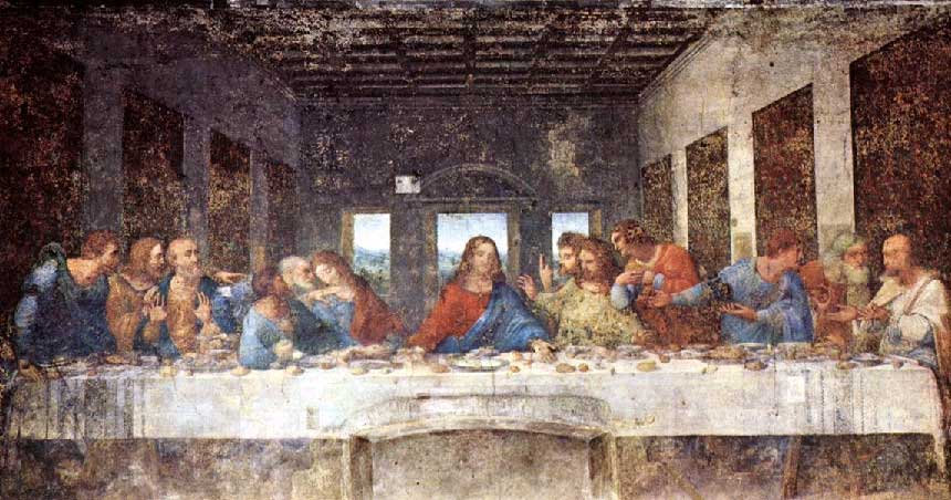 Laatste Avondmaal Van Leonardo Da Vinci