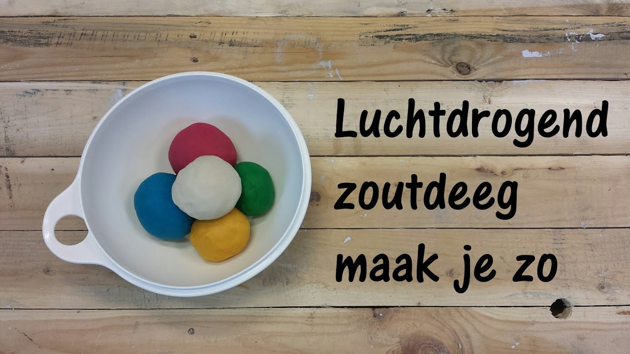 Luchtdrogend zoutdeeg maak je zo - YouTube - Hoeveel Gram Bloem Is Een Eetlepel