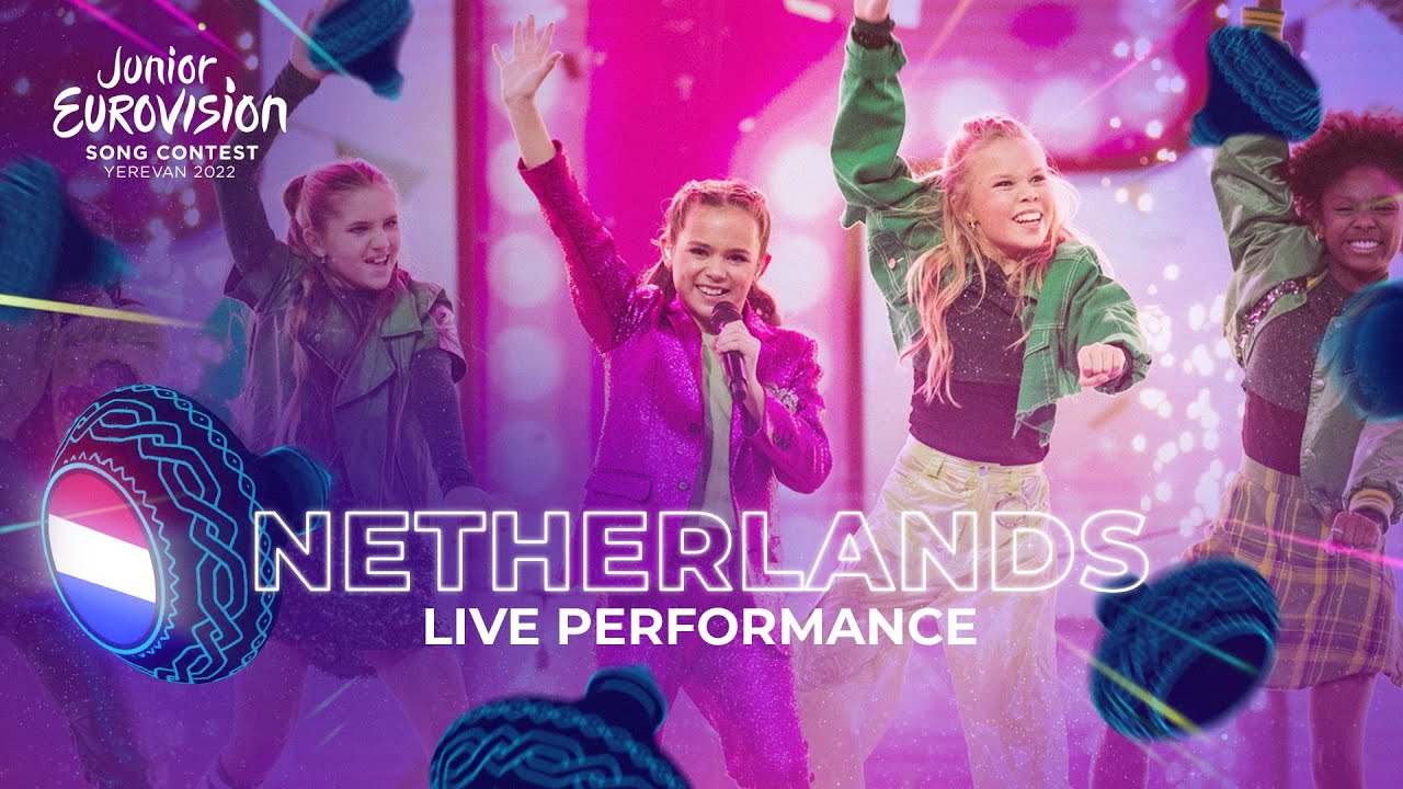 Luna - La Festa - LIVE - Netherlands 🇳🇱- Junior Eurovision 2022 Acordes - Hoeveelste Is Nederland Songfestival 2022