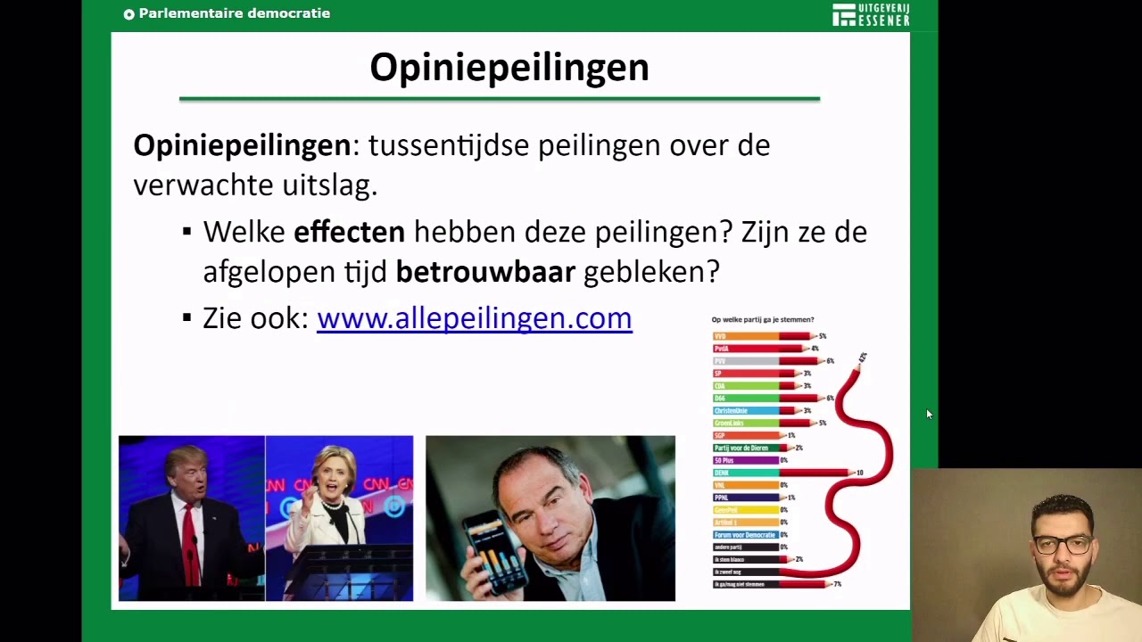 Maatschappijleer 4 VWO en 4 Havo - Parlementaire Democratie Hoofdstuk 4 - Maatschappijleer Vwo 4 Parlementaire Democratie
