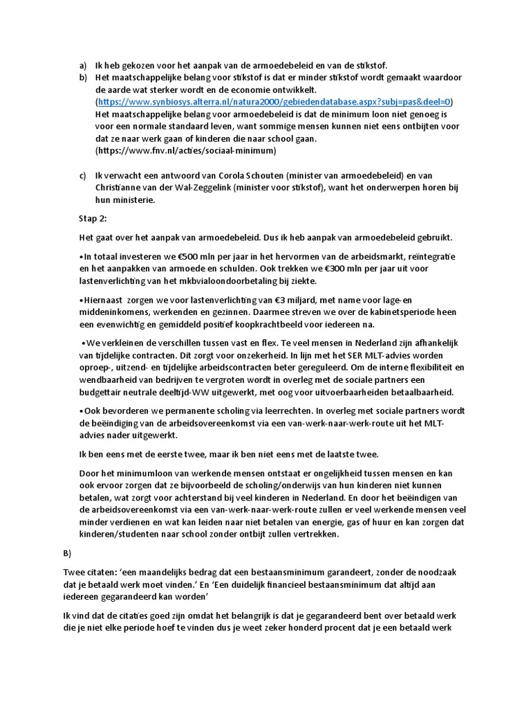 Maatschappijleer Havo 4 Hoofdstuk 2