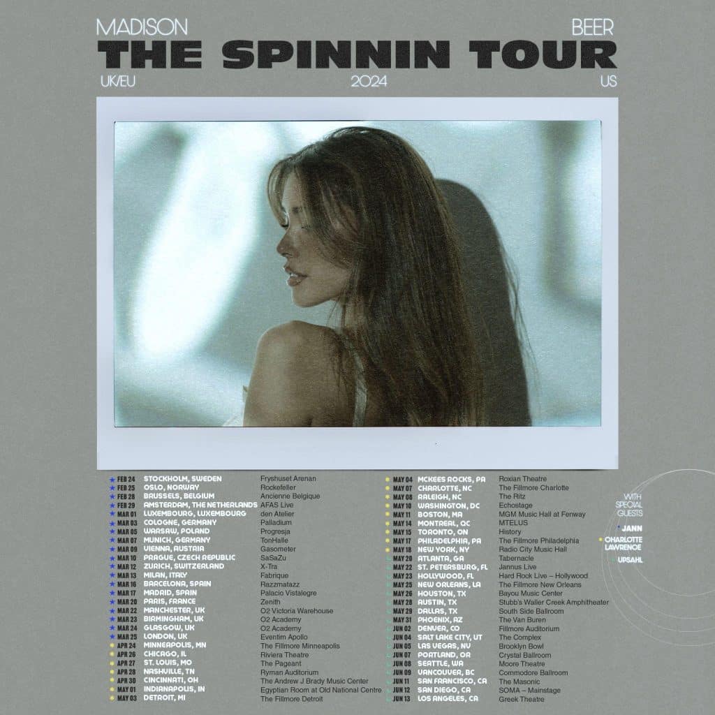 Madison Beer's 'The Spinnin Tour' Goes Global - Pollstar News - Wanneer Begint De Top 2000 Op Radio 2