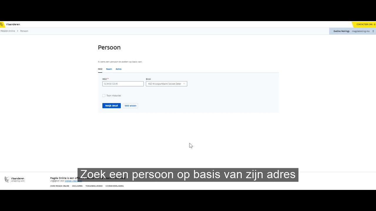 MAGDA Online – Persoon zoeken op adres (Persoon) - YouTube - Huisnummer Zoeken Op Naam En Postcode