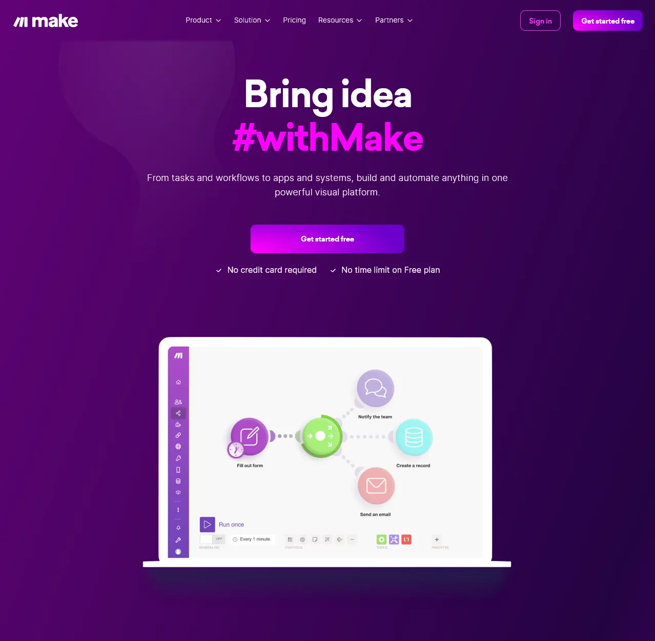 Make.com - OnlyFans Automation tools - Make Up Workshop Den Haag