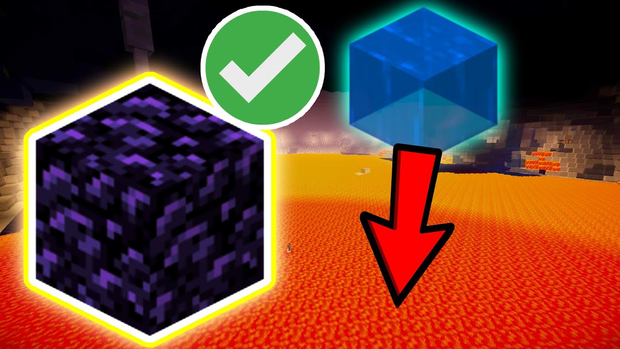 Making OBSIDIAN is very easy... How to Make Obsidian in Minecraft 1.19 - Hoeveel Obsidian Heb Je Nodig Voor Nether Portal