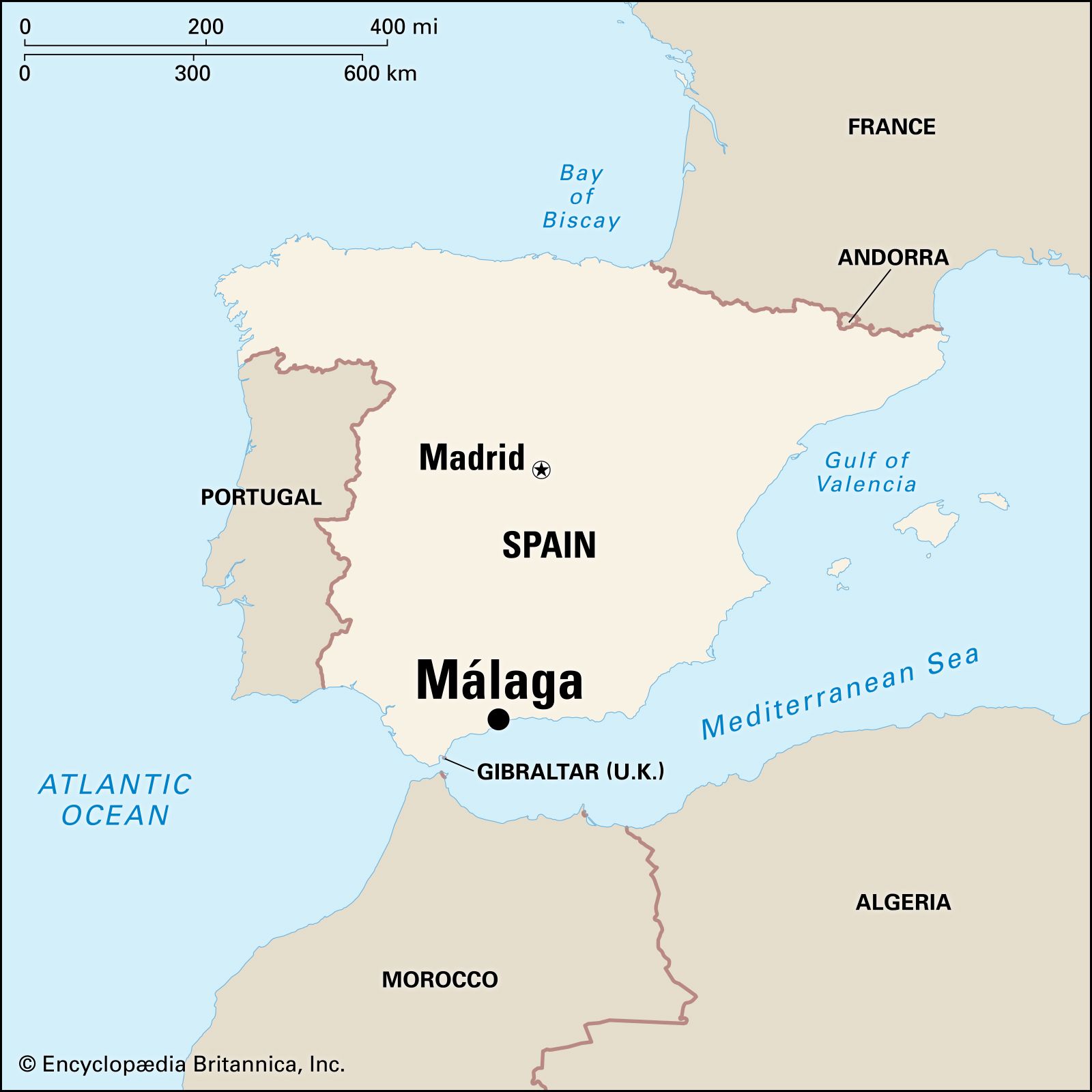 Waar Ligt Málaga Op De Kaart