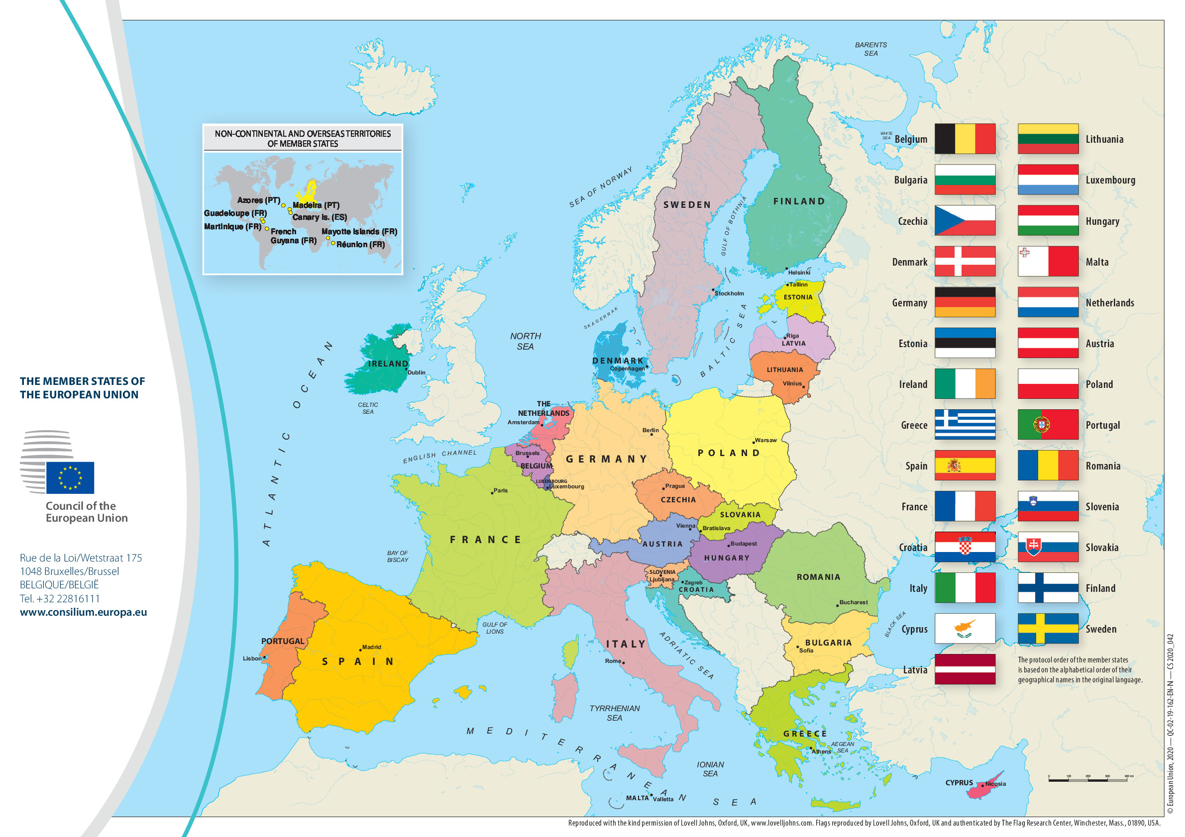 Map Of Europe Countries - Hoeveel Landen Zijn Er In Europa