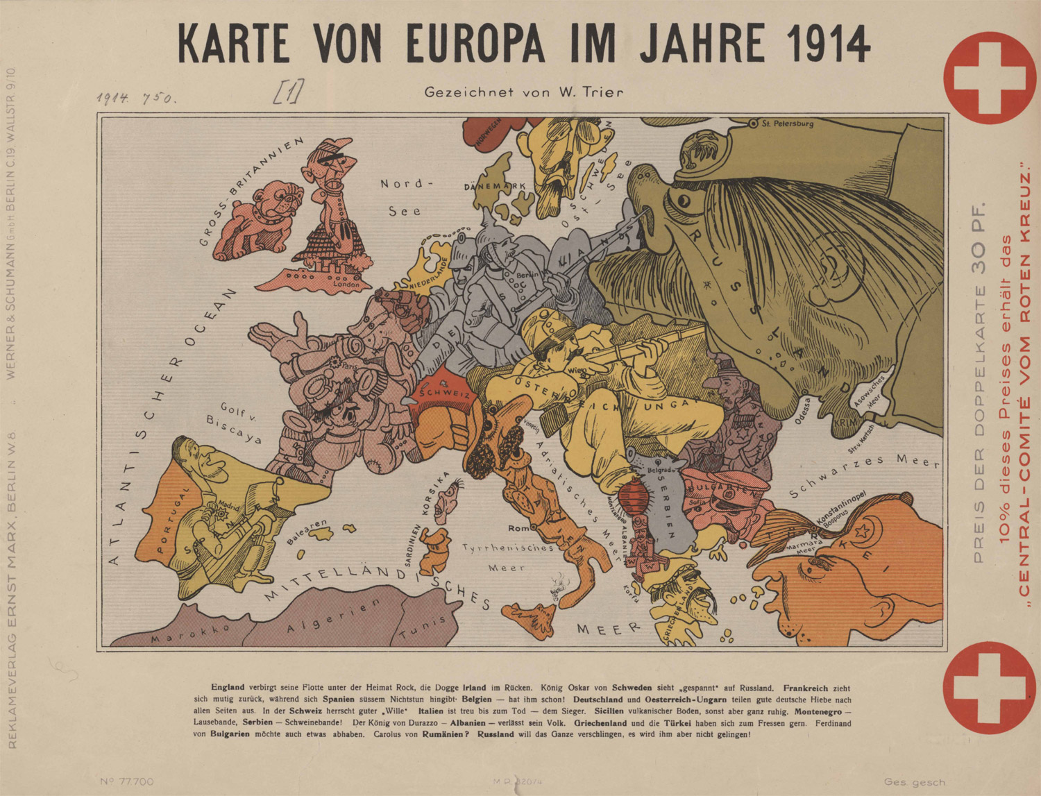 Map of Europe in 1914 | Europeana - Kaart Van Europa Voor 1914