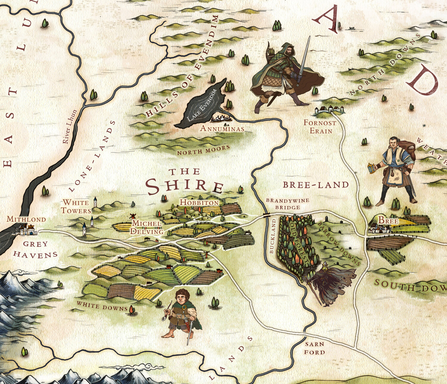 Lord Of The Rings Middle Earth