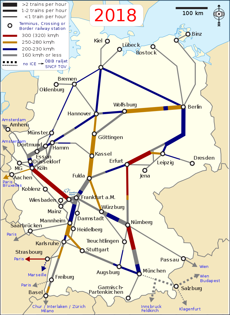 Plattegrond Ice Trein 2e Klas