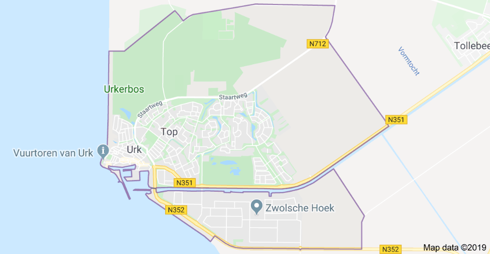 Map of Urk - Wanneer Is Urk Een Eiland Geworden