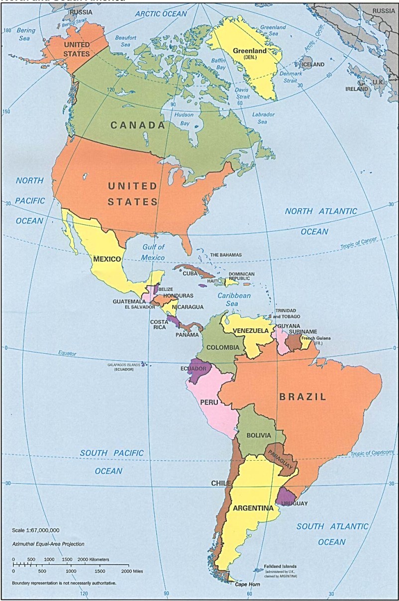 Mapa de America con nombres - Mapa Físico, Geográfico, Político - America Ferrera Movies And Tv Shows