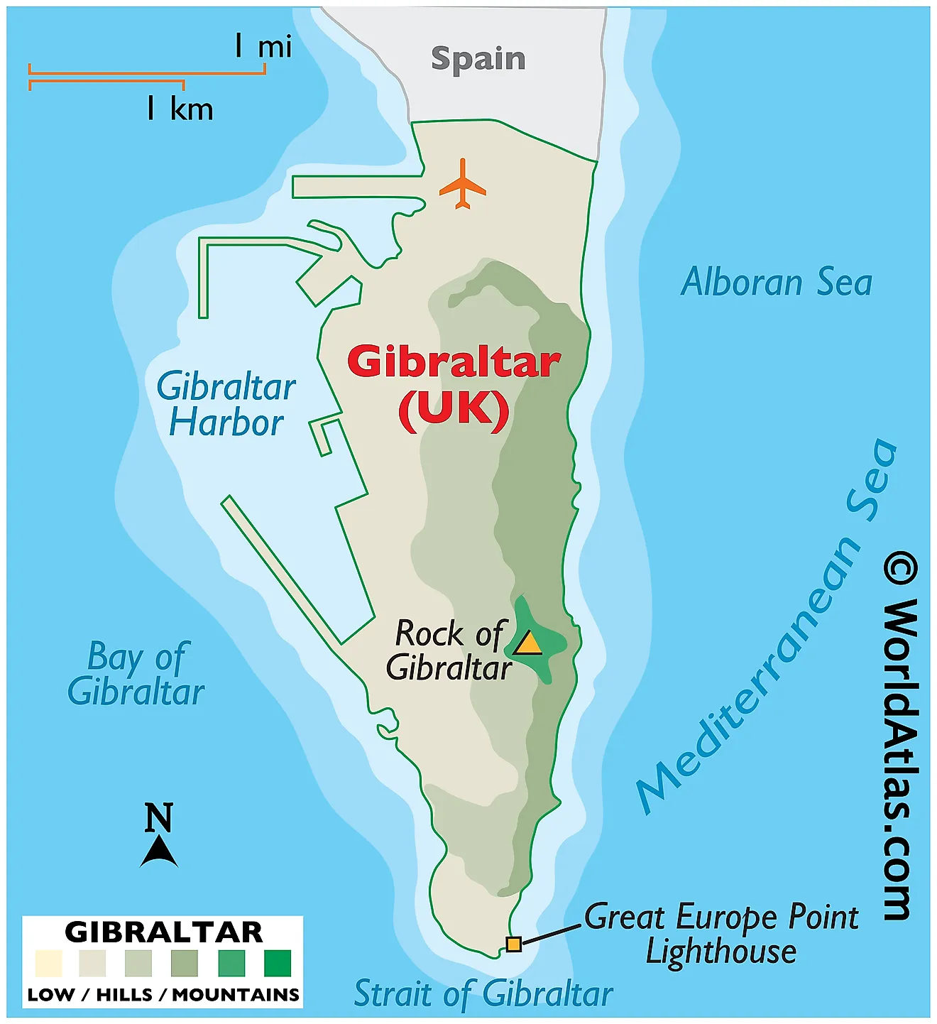 Waar Ligt Gibraltar Op De Kaart