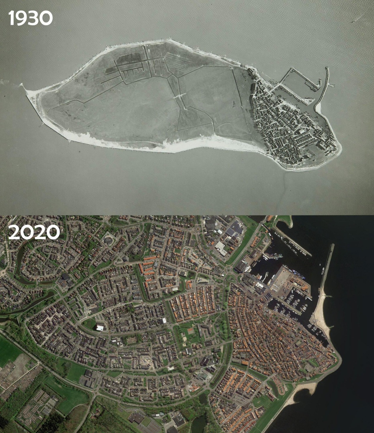 Maps on the Web - Wanneer Is Urk Een Eiland Geworden