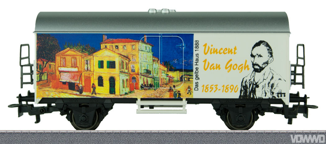 Märklin Nederlandse Reclamewagons - Vincent van Gogh - Het gele huis - Vincent Van Gogh Het Gele Huis