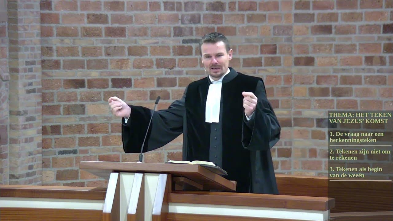 Mattheüs 24 vers 4-8 | Ds. R.C. Boogaard - YouTube - Ds R C Boogaard Ziek