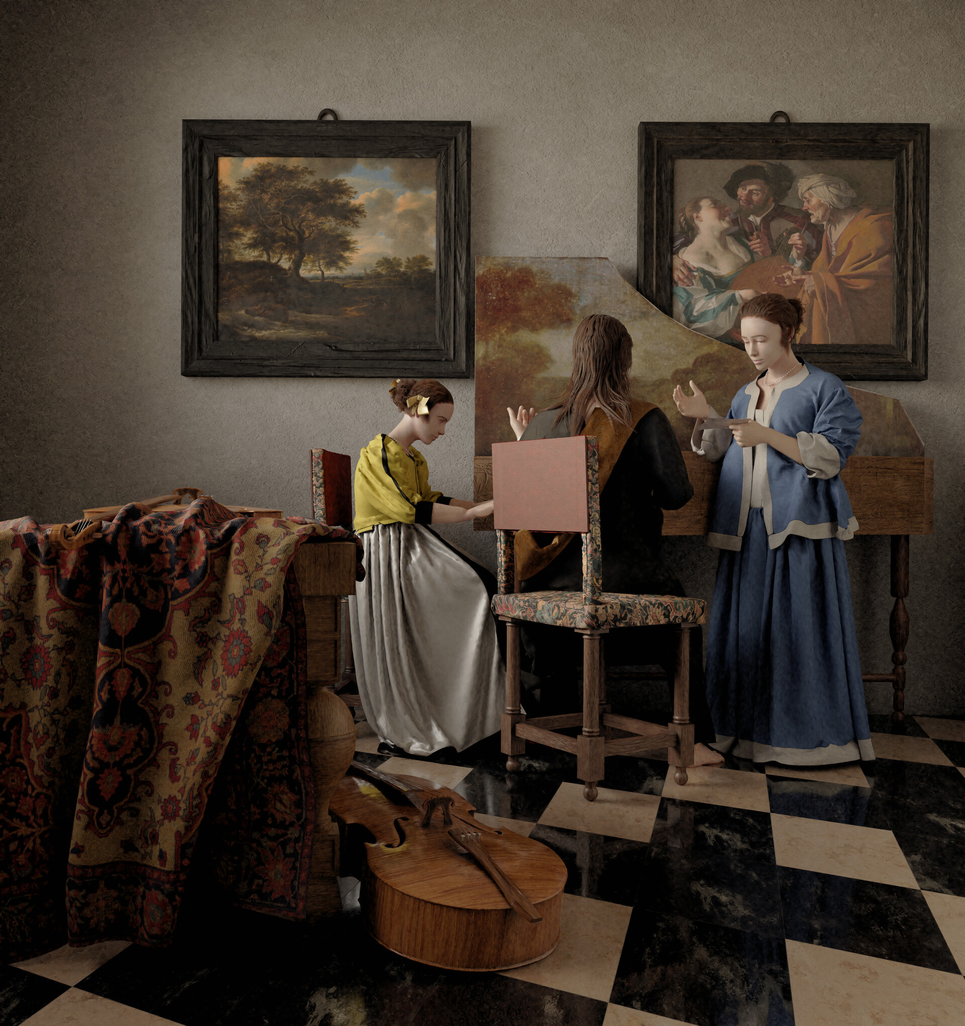 Waar Is Johannes Vermeer Aan Overleden