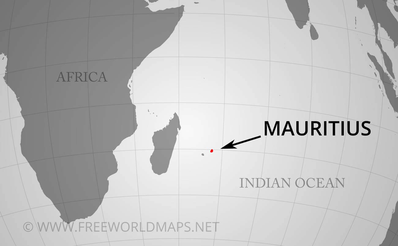 Mauritius Map, Geographical features of Mauritius of the Caribbean - Waar Ligt Mauritius Op De Wereldkaart