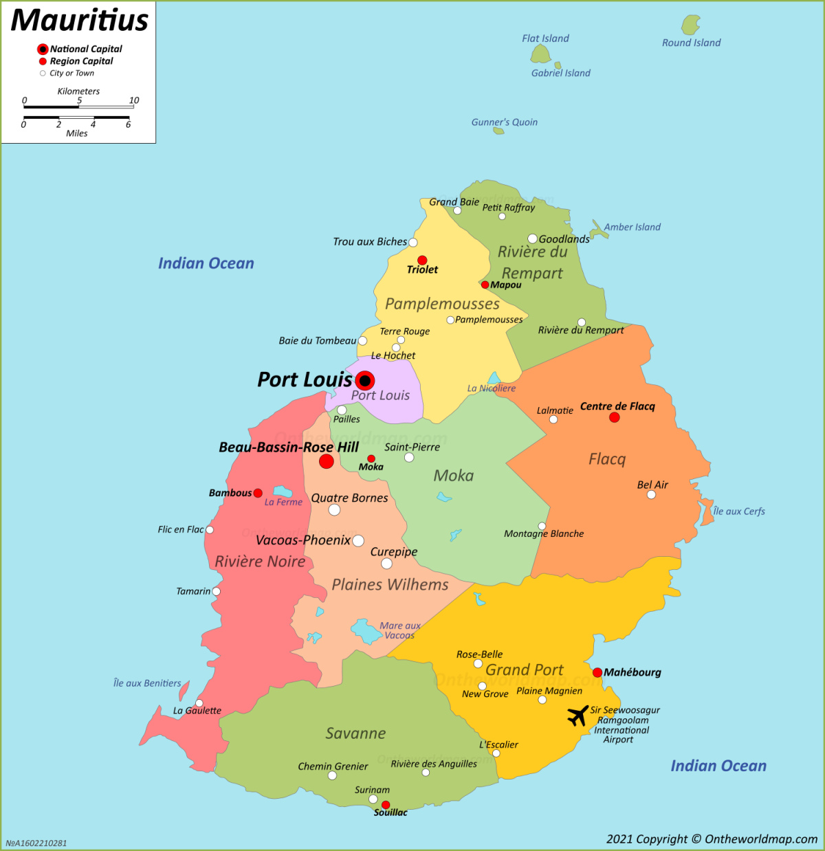 Mauritius Map | Maps of Republic of Mauritius - Waar Ligt Mauritius Op De Wereldkaart