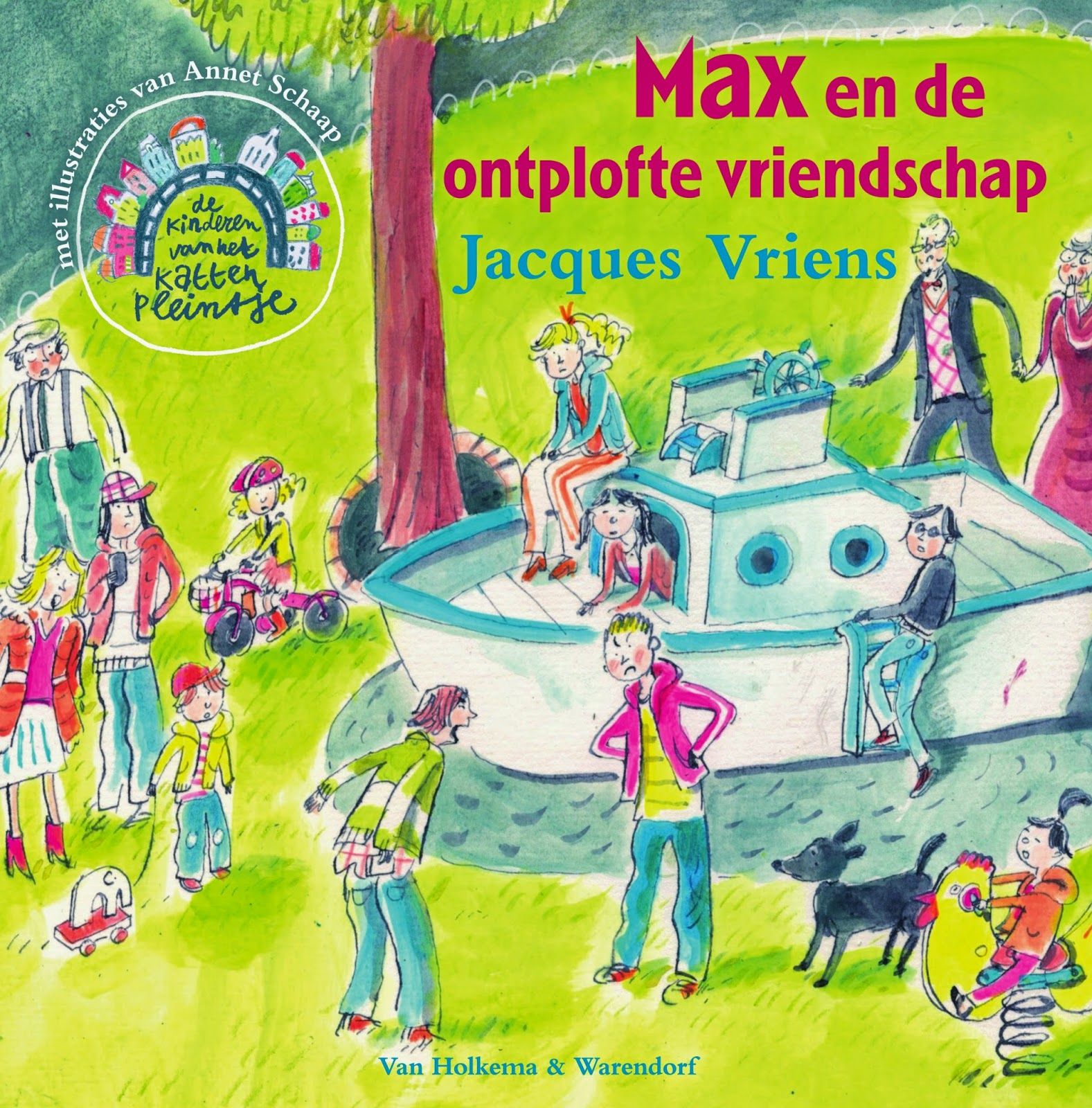 Max en de ontplofte vriendschap (De kinderen van het Kattenpleintje 2 - Hoeveel Boeken Heeft Jacques Vriens Geschreven