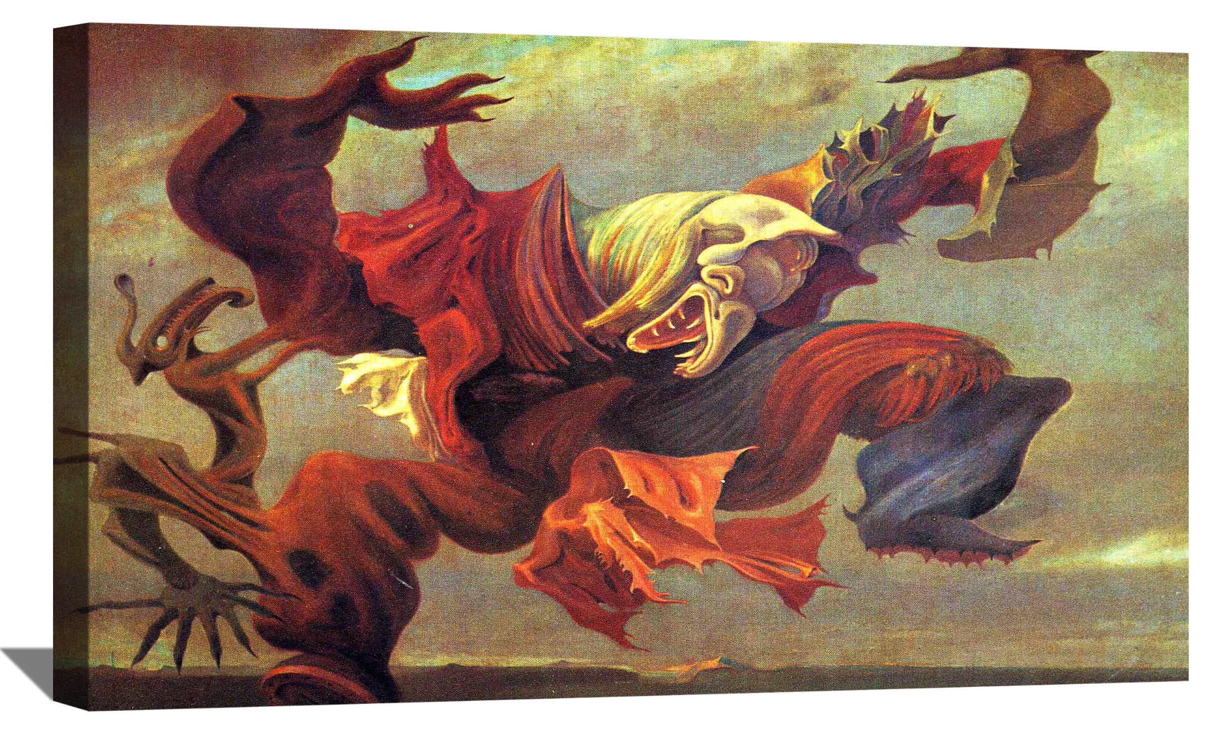 Max Ernst Painting The Angel of the home Surrealistic Canvas Art Framed - Ernst Bobbie En De Rest Je Bent Een Soepkip