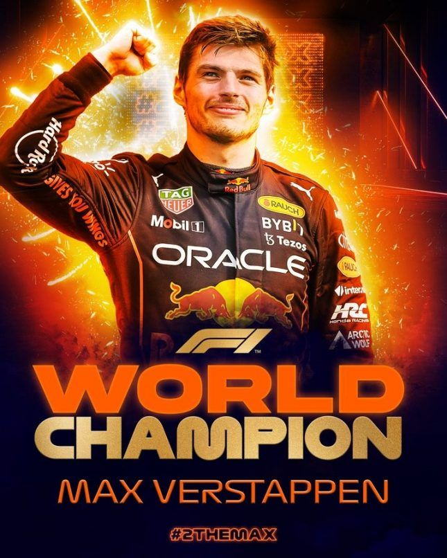 Max Verstappen world champion of Formula 1 2022 - Max Havelaar Ik Ben Makelaar In Koffie