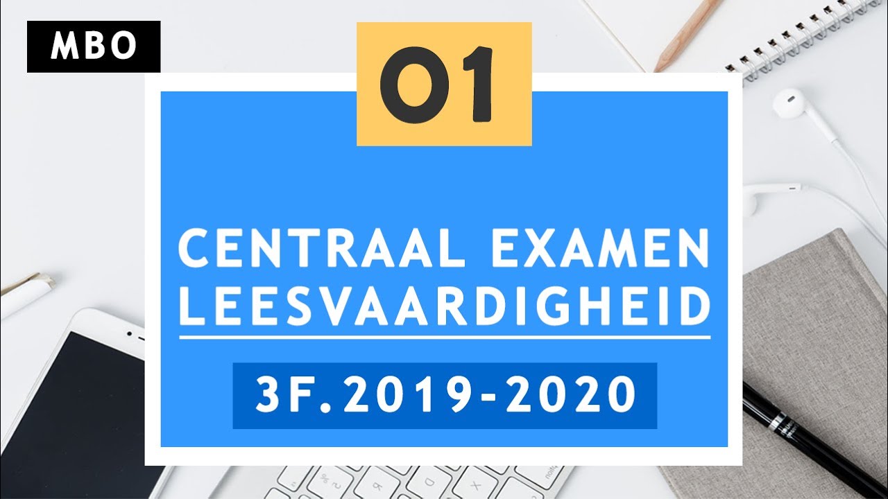 Centraal Examen Nederlands Mbo 3f
