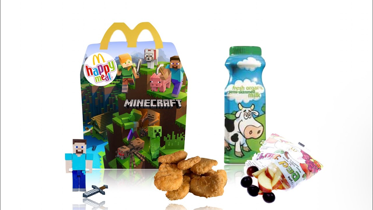 McDonald’s Happy Meal Minecraft Commercial (For Canada 🇨🇦) - YouTube - Wat Zit Er In De Happy Meal