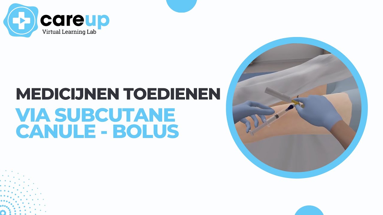 Medicijnen toedienen via subcutane canule-bolus | CareUp: Virtual - Heeft Kou Invloed Op Een Subcutane Injectie