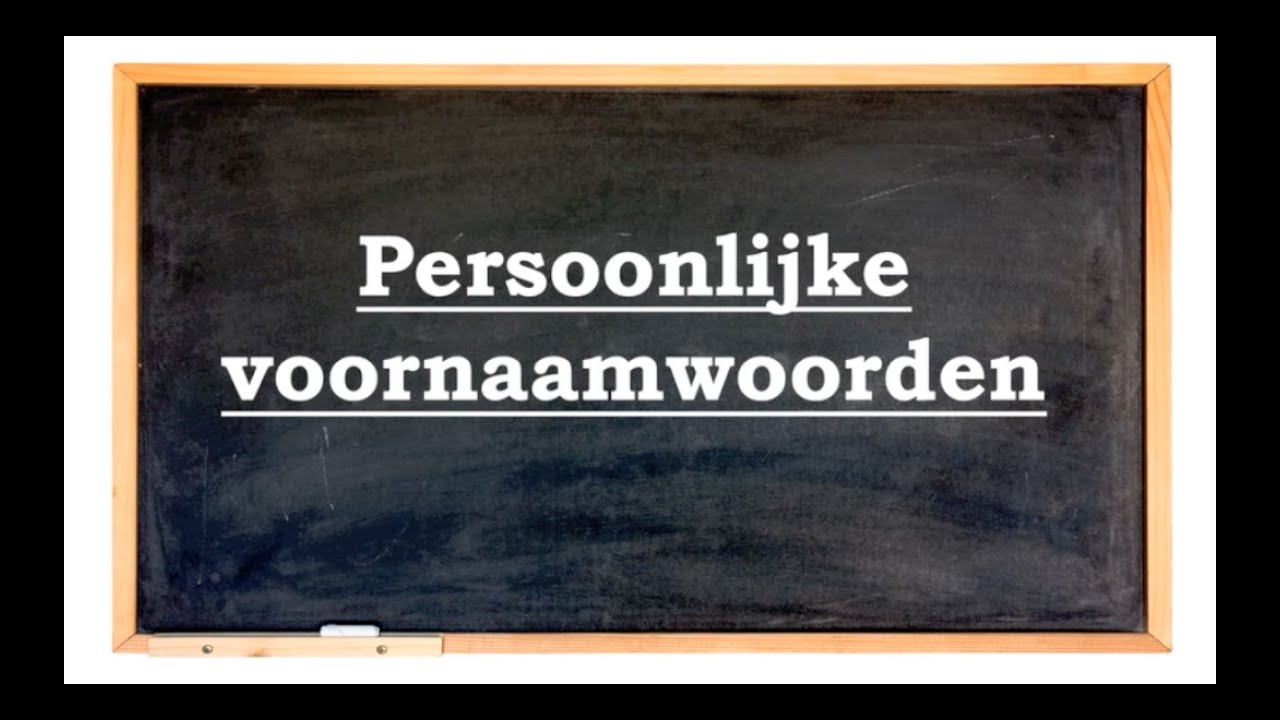 Meester Nicky TV persoonlijke voornaamwoorden - YouTube - Wat Is Een Wederkerig Voornaamwoord