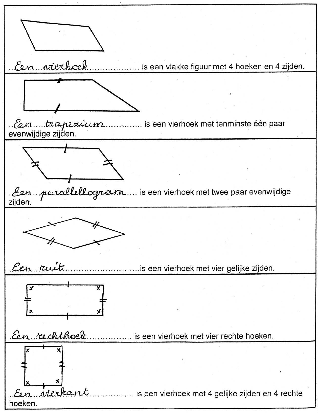 Meetkunde Oefeningen 4de Leerjaar - Meten En Meetkunde Groep 4
