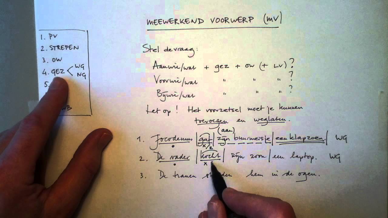 Hoe Vind Je Het Meewerkend Voorwerp