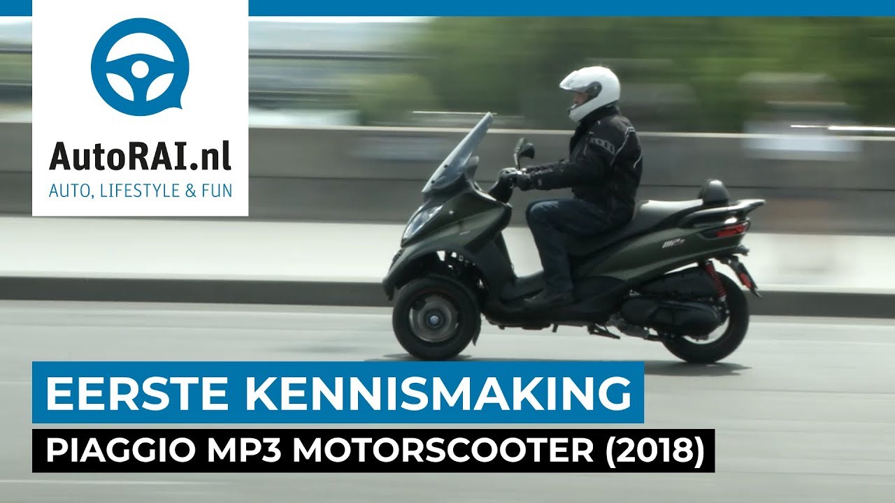 Met autorijbewijs mag je rijden op Piaggio MP3 (2018) - AutoRAI TV - Vanaf Welke Leeftijd Mag Je Rijlessen