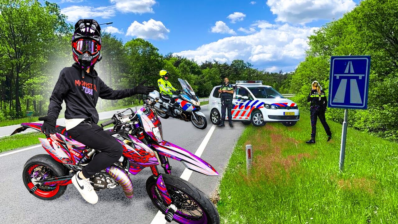 MET EEN CROSSMOTOR DE SNELWEG OP GAAN! - YouTube - Mag Je Met Een Pestkaart Uit