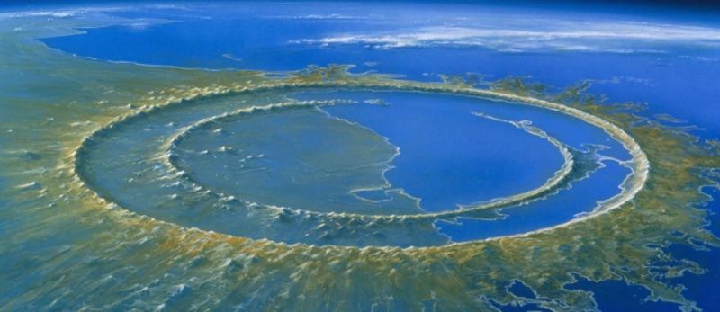 Météorite Chicxulub et l'instinction des dinosaures - Mexique - Hoe Groot Was De Meteoriet Dinosaurus