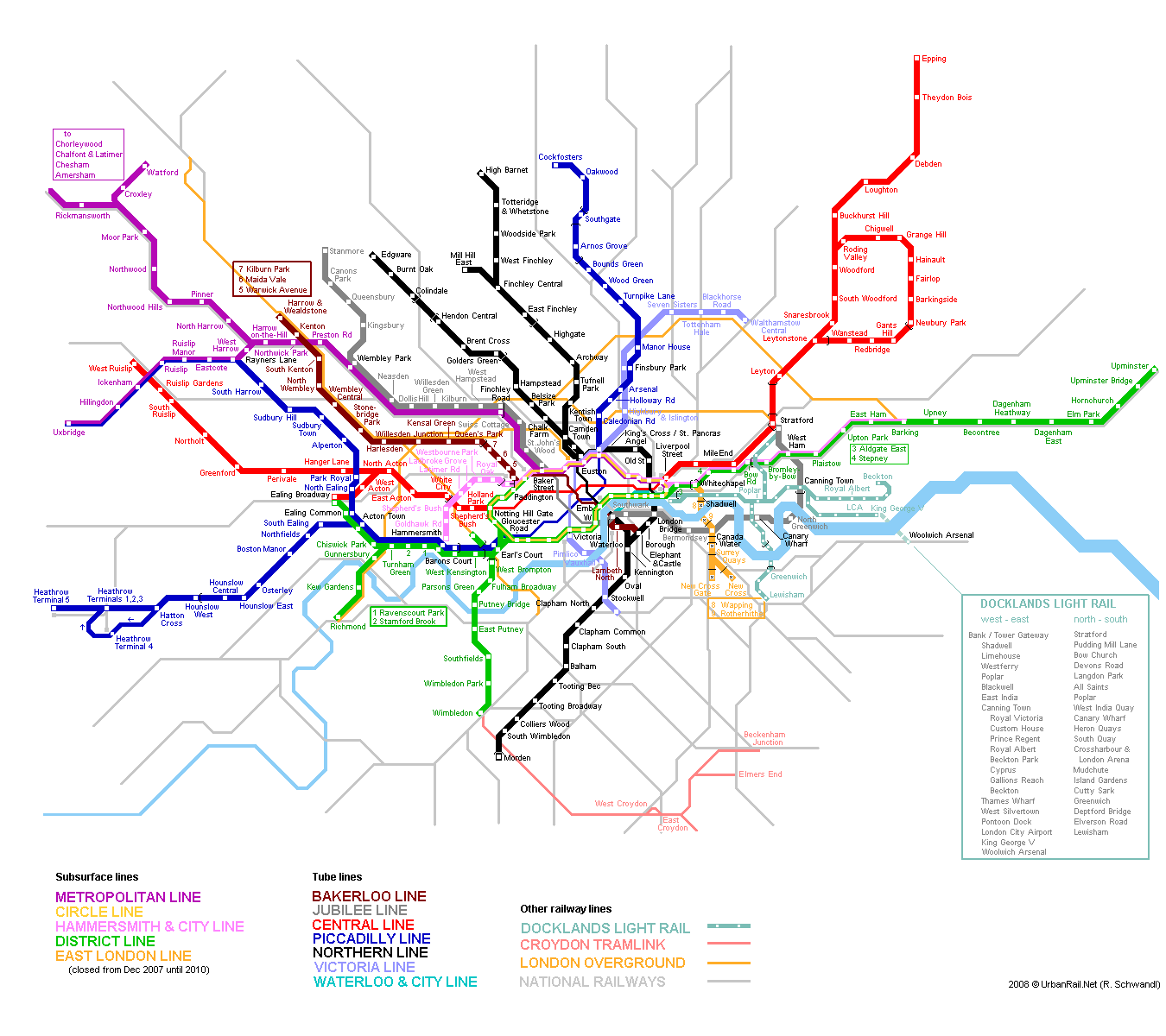 Bijnaam Van De Metro In Londen