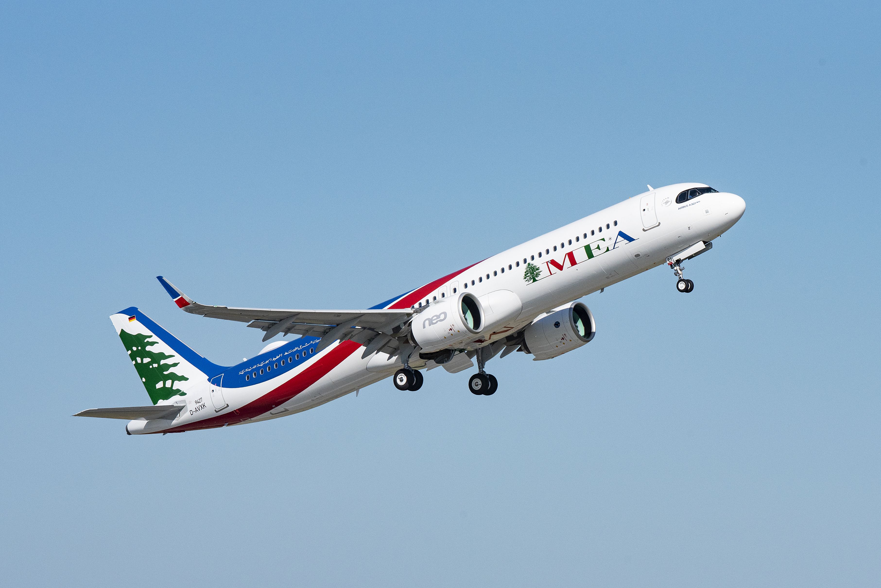 Middle East Airlines (MEA) receives its first Airbus A321neo | LARA - Mea Culpa Mea Maxima Culpa
