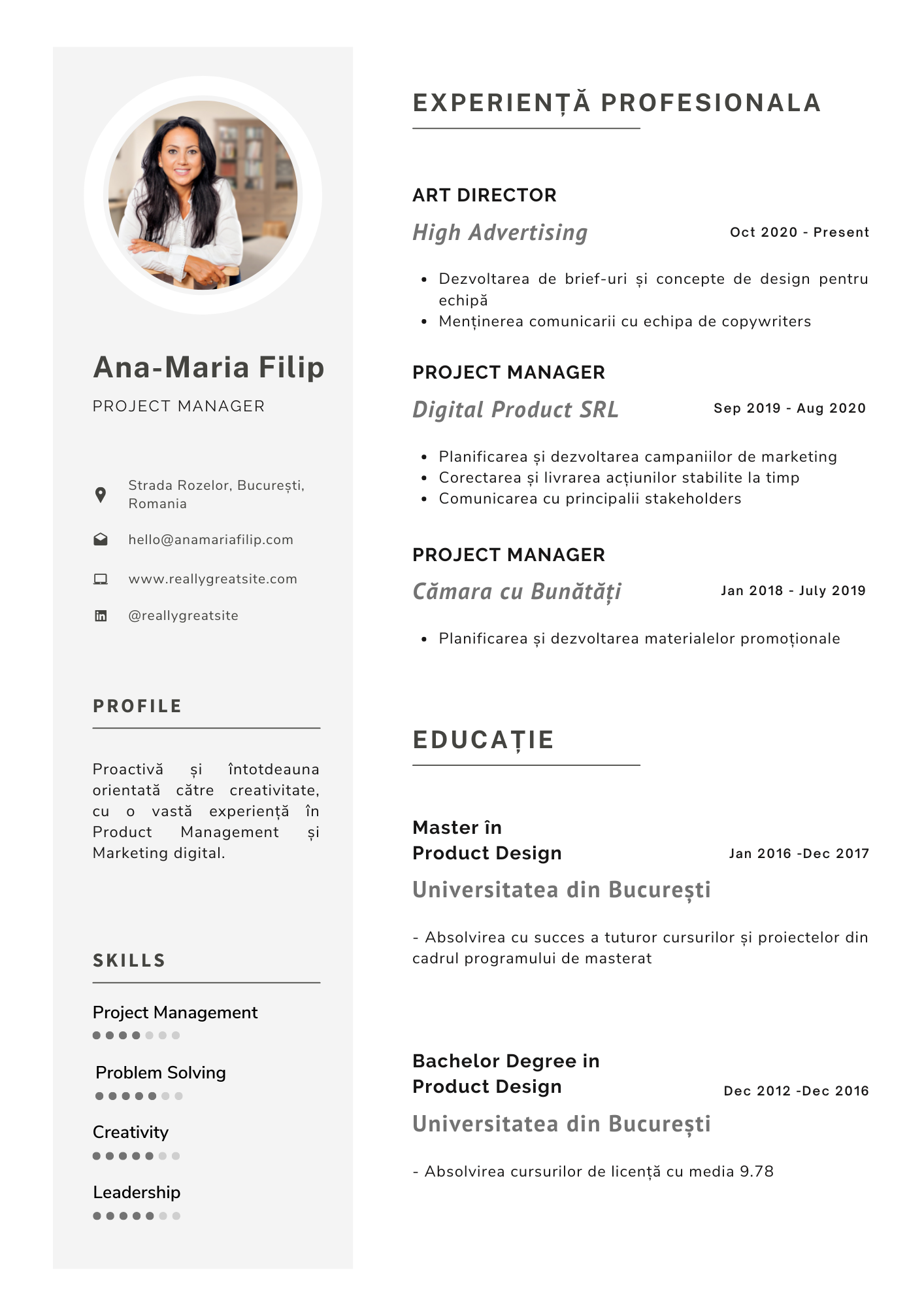 Model CV de Angajare: cum se face, ce contine. Sfaturi pentru un CV de - Cv In Het Nederlands Voorbeeld