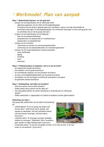 MODEL PLAN VAN AANPAK UWV - Model - Uwv Plan Van Aanpak Download