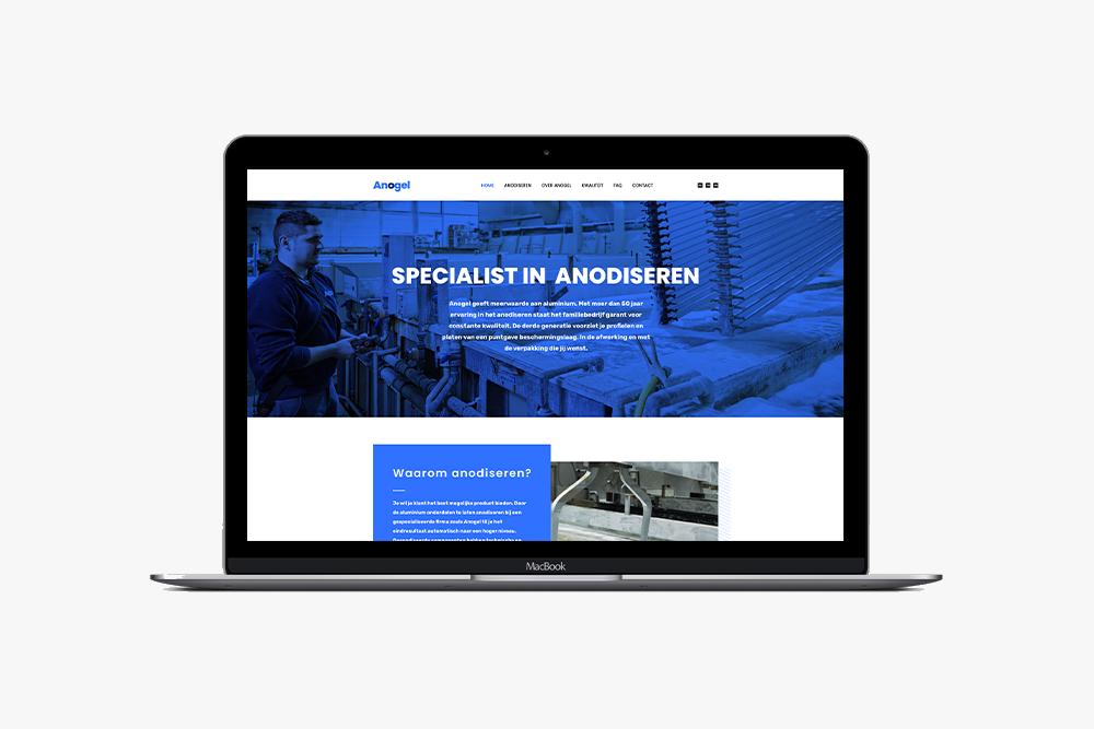 Modern website design met een hoekje af | Visual | Web agency - Ideeën Voor Een Website