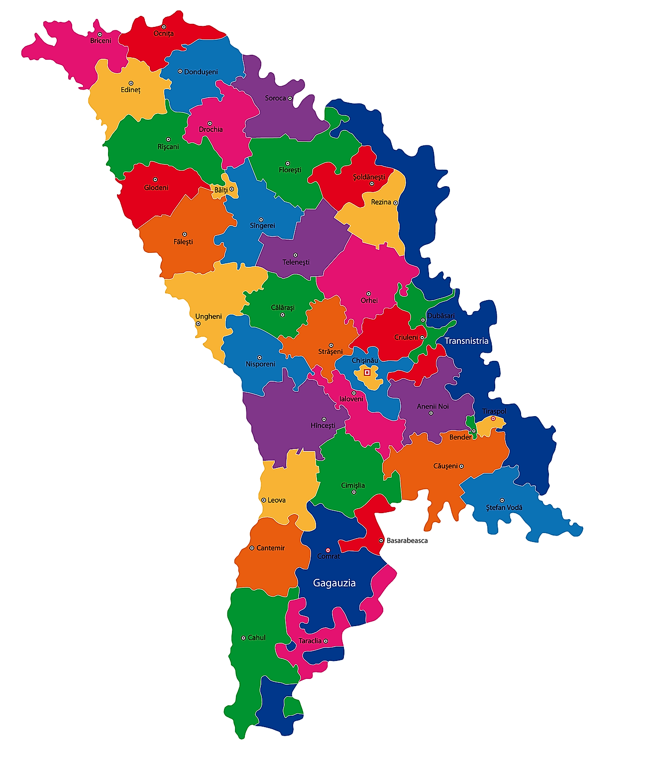 Moldova Maps & Facts - World Atlas - Hoe Groot Is Moldavië Tov Nederland