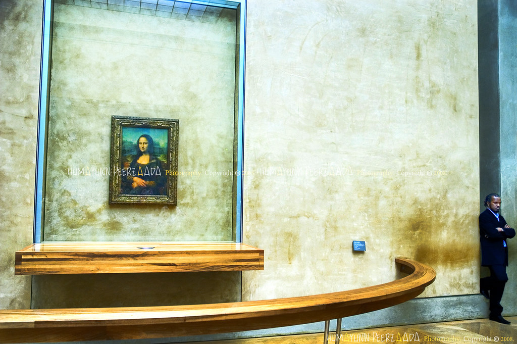 Mona Lisa portrait & her Bodyguard, Louvre Museum, Paris -… | Flickr - Waar Hangt De Mona Lisa