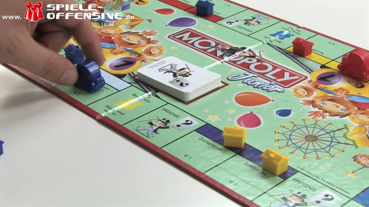 Monopoly - Junior - YouTube - Spelregels Monopoly Junior Oude Versie