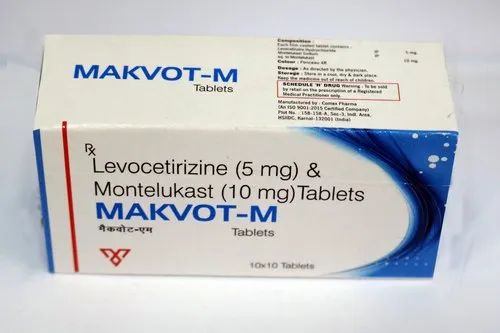 Montelukast Levocetrizine Tablet, Packaging Size: 10 x 10 Tablets at Rs - Waarom Montelukast 's Avonds Innemen