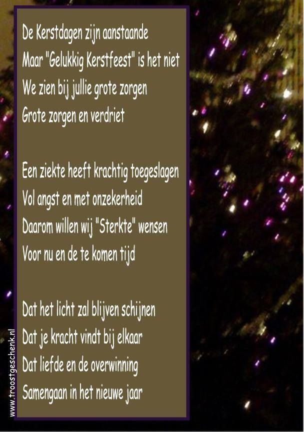 Mooi gedicht voor in een kersttijd met zorgen en verdriet. Christmas - Nieuwjaarswens Voor Iemand Die Ziek Is